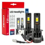 Amio LED Headlights Series F25 PRO BLACK FULL CANBUS H3 68W 12V 24V -04718