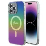 GUESS GUHMP15XHITSK iPhone 15 Pro Max 6.7" multicolored | rainbow hardcase IML Iridescent MagSafe