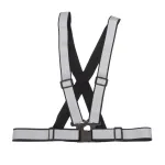 Amio Reflective safety vest, black color -03938