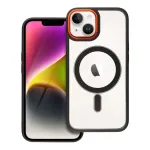 OEM Color Edge Mag phone case with MagSafe support for iPhone 14 black gold
