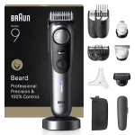 BRAUN BeardTrimmer 9 BT9560 Battery 52 2 cm Wet AND Dry Black, Grey