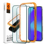Spigen TEMPERED GLASS ALM GLASS FC 2-PACK IPHONE 14 PRO BLACK