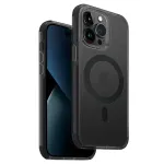 uniq combat iPhone 14 Pro Max 6.7" Magclick Charging Case, concrete charcoal