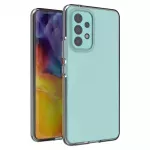 Hurtel Spring Case TPU Gel Cover with Colored Frame for Samsung Galaxy A73 - Black