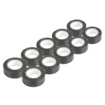 Amio Black PVC electrical tapes set 10 pcs 19mm x 20m x 0.13mm -04844