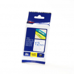 BROTHER TZe-233 Label, 12mm x 8m, blue on white, adhesive