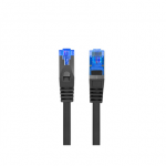 LANBERG Patchcord Cat.6A S/FTP LSZH CCA Fluke Passed | PCF6A-10CC-1000-BK | 10 m | Black