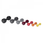 TOORX Vinyl Dumbbell, dark red, 3 kg
