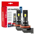 Amio LED Headlights Series F25 PRO BLACK FULL CANBUS H8 H9 H11 H16 68W 12V 24V -04721