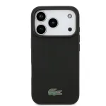 Lacoste Iconic Petit Piqu MagSafe Case + Wallet for iPhone 18 Pro Black