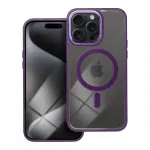 OEM Color Edge Mag phone case with MagSafe support for iPhone 15 Pro Max purple