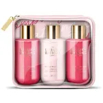 Grace Cole Toasted Marshmallow AND Salted Caramel Hair Spray Trio - Gift set of body mists in a pouch (3 pcs)