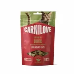 CARNILOVE Cat Crunchy Adult Duck Enriched with Raspberries 50 g crunchy treats for adult cats with duck and raspberries