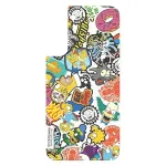 SAMSUNG Panel GP-TOU021HOQYW Frame Cover for Galaxy S22+ Simpsons Faces, white