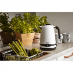 Adler Kettle AD 1295w Electric 2200 W 1.7 L Stainless steel 360 rotational base White