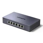 UGREEN 6-Port 1Gb/s Ethernet Switch with PoE - Gray