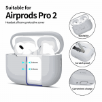 Tech-Protect Silicone AirPods pro 1/2 cover grey