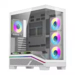 Darkflash Computer case K430 + fans (white)