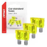 Amio Car blade fuses STANDARD 3 pcs 20A -05107