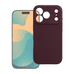 Case for iPhone 18 Pro Max / 17 Pro Max Forcell F-Protect Rubber Premium compatible with MagSafe dark cherry