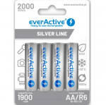 Everactive rechargeable HR6 1900mAh, Always Ready, Blister Pack of 4.