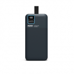 PORT CONNECT External USB-C battery integrated lamp | 30000 mAh | Blue
