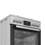 Whirlpool Cooker | W6G8LCSWX | Gas hob | Electric oven | Stainless steel | Width 60 cm | Depth 60 cm | 72 L