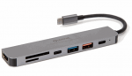 Platinet Hub Multimedia 7-in-1 (45985) Grey