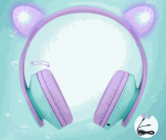 PowerLocus P2 Cat Ears for Kids, Blue