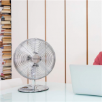 CECOTEC EnergySilence 620 RetroDesk | Desktop Fan | Table Fan | 40 W | 30 cm Diameter | 3 Speeds | Oscillation | Silver