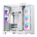 Darkflash Computer case TH285 PLUS + 8 fans (white)