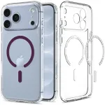 Spigen ULTRA HYBRID MAGSAFE IPHONE 17 PRO MAX / 18 PRO MAX CLEAR/BURGUNDY