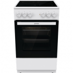 Gorenje Cooker | GEC5A21WG-B | Hob type Electric | Oven type Electric | White | Width 50 cm | Grilling | Depth 59.4 cm | 68 L