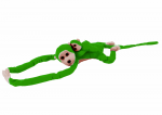 LEAN Toys Mascot Plush Monkey with Baby, Green90 cm