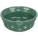 Trixie Bowl for animals, ceramics - Xmas bowl, ceramic, assorted, 0.25 l/ 13 cm, 1 pc