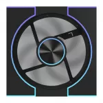 Darkflash Fan DM8 LINE (black)