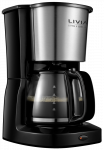 Coffee maker Livia, black