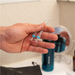 CECOTEC Oral Irrigator | ToothCare Jet Splash | 150 ml | Black/Blue | 2 nozzles