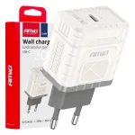 Amio -04285 travel charger | 30W | PD, QC, GaN | USB-C