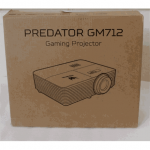 ACER SOLD OUT. PREDATOR GM712 Projector, DLP, 4K UHD, 4000 lumens,