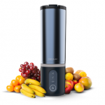 CECOTEC Blender | Power Titanium Shake2Go | Portable | 180 W | BPA-free jar material | 0.6 L jar capacity | Dark Steel