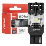 Amio LED bulb LumiTec T20S 7440 W21W 12V FULL CANBUS white 1 pc -04686