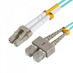 MicroConnect Fiber Patch Cable - LC/UPC-SC/UPC 2m OM3 MM