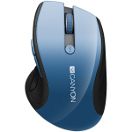 CANYON 2.4 GHz wireless mouse, optical trackingblue LED, 6 buttons, DPI 1000/1200/1600, blue-gray pearl gloss