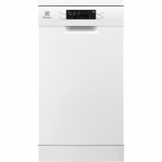Electrolux 45 cm wide white dishwasher ESS42220SW