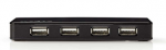 Nedis UHUBU2430BK USB Hub 4-Port USB 2.0