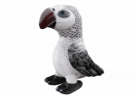 LEAN Toys Plush Gray Parrot Mascot 20 cm