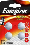 Energizer CR2025, 4 pieces