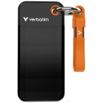 Dysk Zewntrzny Verbatim Pocket SSD    256GB USB-C 3.2 gen.2 czarno-pomaraczowy 32418