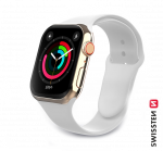 Swissten Silicone Band for Apple Watch 1/2/3/4/5/6/SE / 38 mm / 40 mm / White